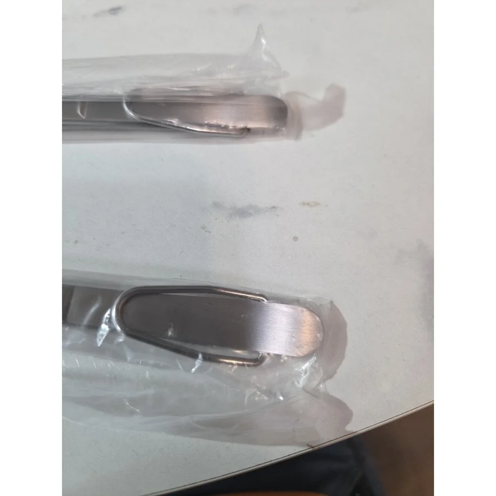 Set Of 2 Stainless Steel Premium Kitchen Plating Tongs